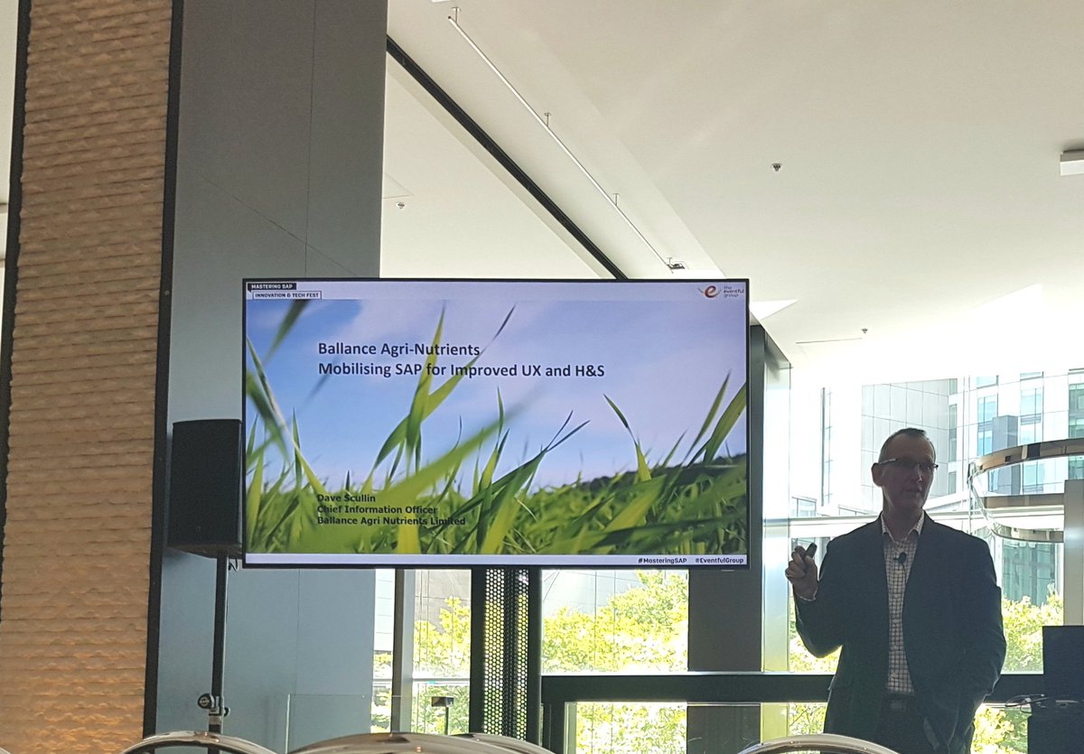 ZagGlobal's tweet photo. Excited for this next session at #MasteringSAP - Our client Dave Scullin #CIO from Ballance Agri-Nutrients talks about streamlining business processes with #NeptuneSoftware #Apps for improved #ux, engagement and #HandS https://t.co/dq5dAEfcWx