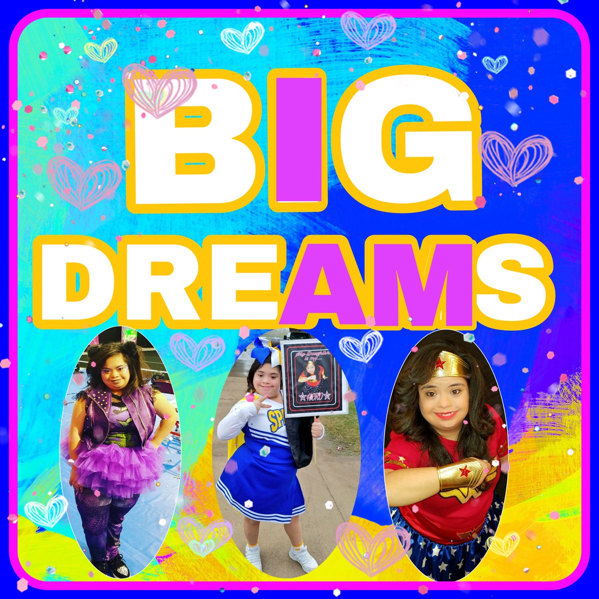 ♡I am BIG Dreams♡
World Down Syndrome Day is on March 21st. Don't forget to wear your crazy socks n tag me or Viva. If you have Facebook plz add it to our album♡Thank You💙💛💙 #WDSD18