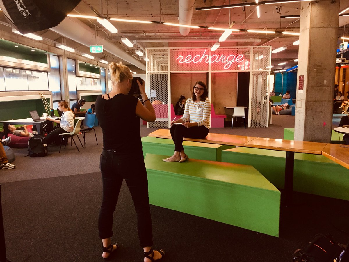 CareerswithSTEM's tweet photo. Finishing the day off with Sophie Calabretto at @Macquarie_Uni. Can’t wait to see her in the #CareerswithMaths mag!
#edutweetoz #macquarie https://t.co/6HkpqC9vol
