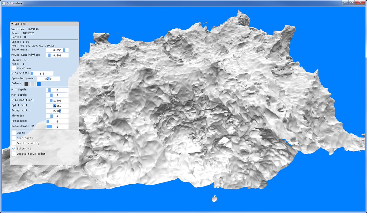 ProgrammerLin's tweet image. Here&apos;s some 3d noise for good measure :D #voxels #voxelgamedev #gamedev #IndieGameDev