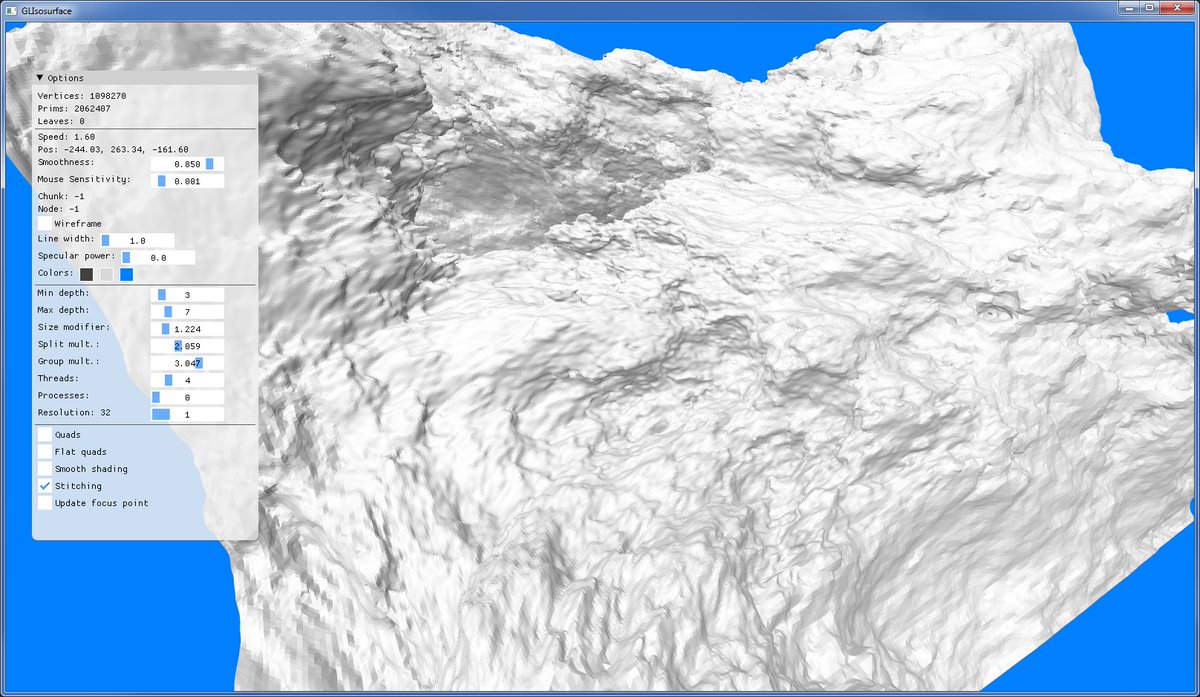 ProgrammerLin's tweet image. Here&apos;s some 3d noise for good measure :D #voxels #voxelgamedev #gamedev #IndieGameDev