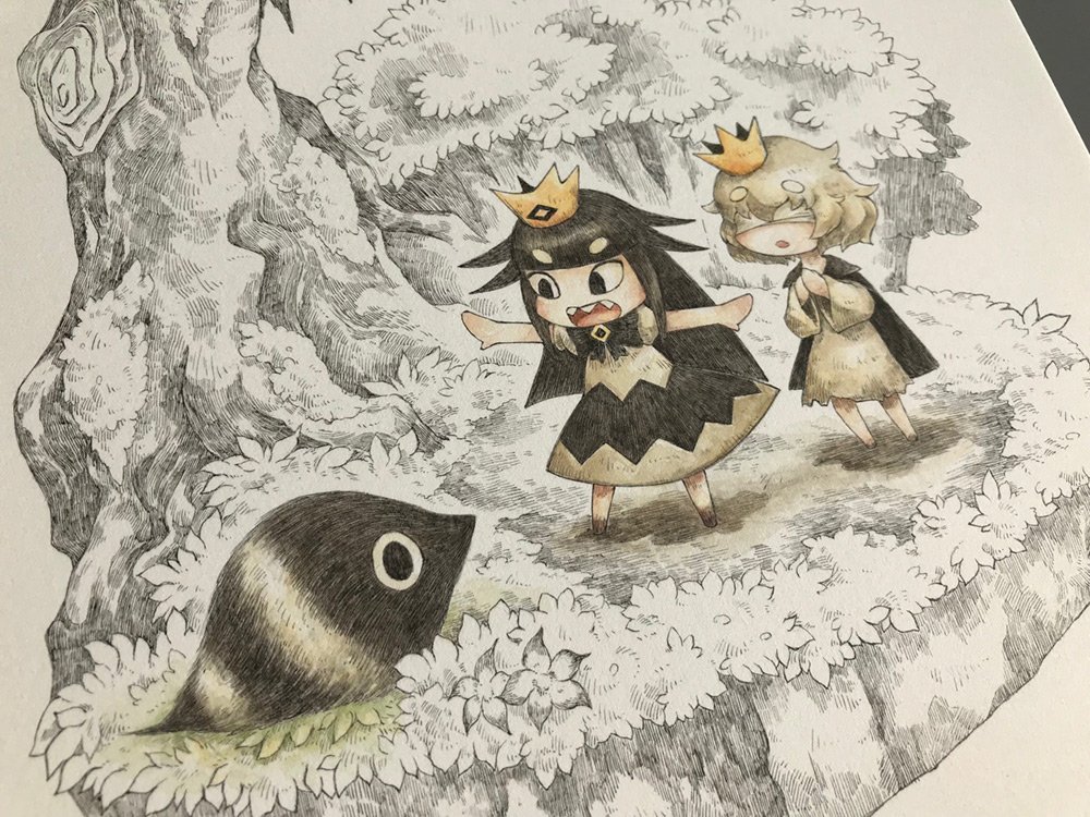 嘘つき姫と盲目王子 イラスト 画像01 Twitter