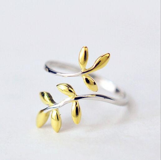 Boho Sterling Silver & Gold Dipped Branch Ring #ring #rings #silverring #silverjewelry #jewelrywithmeaning #spiritual #leafjewelry #mystyle #bohojewelry #bohojewellery #boho #jewelrydesigner #jewelrylovers #jewelryforsale #jewellerylovers #jewelleryforsale