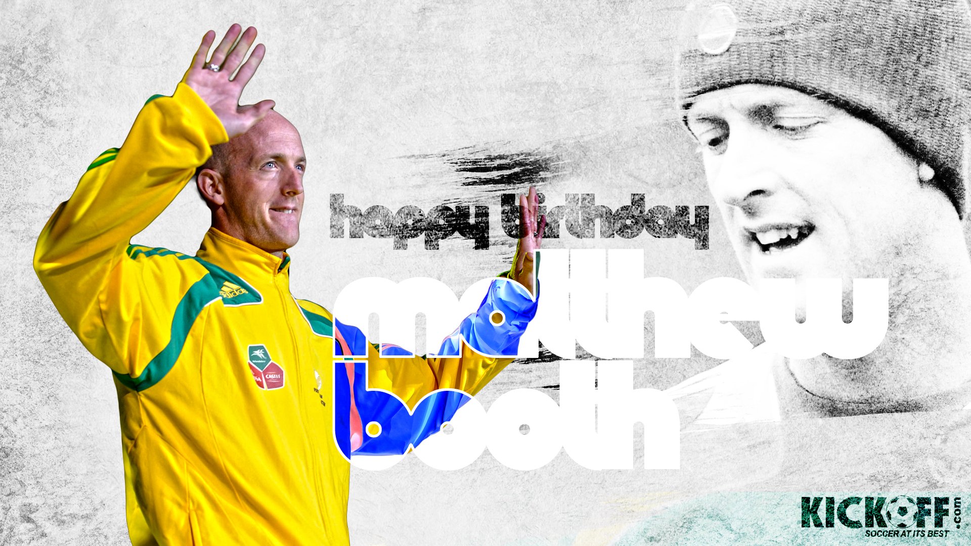 Can we have a \"Boooooooth!\" Join in wishing former Bafana Bafana defender Matthew Booth a Happy Birthday! 