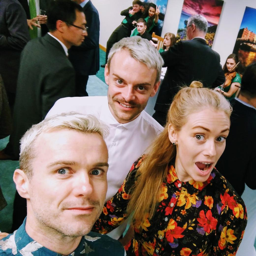 St. Patrick's Day Celebrations last night at <a href="/IrlEmbChina/">Embassy of Ireland, China</a> ! There were Irish dancers and everything