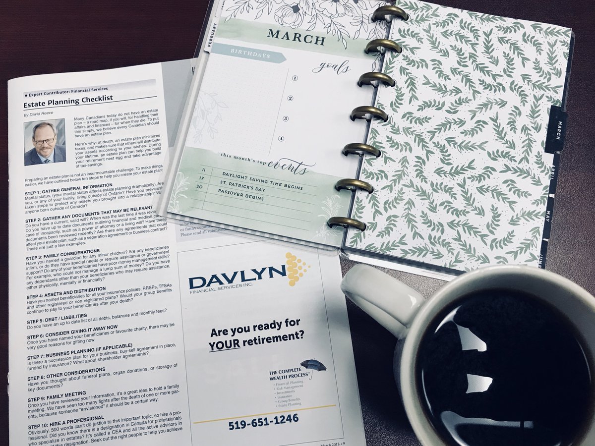 Davlynfinancial's tweet photo. Check out our latest feature in #Hespeler Village Magazine! This month David is breaking down the importance of estate planning and giving you a checklist to make the whole thing easier for you to accomplish:

https://t.co/NWrl0agKUB

@HespelerBIA https://t.co/QNNpAc0H7N