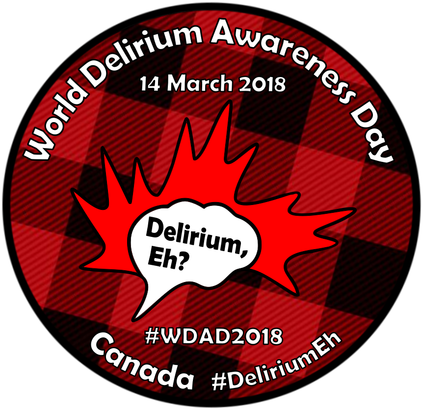 RGPToronto's tweet photo. Its World Delirium Awareness Day! #WDAD2018 @iDelirium_Aware We have great resources available on our website for #DeliriumEh  https://t.co/aGvm1vMMQV https://t.co/M7hWhG3BpA
