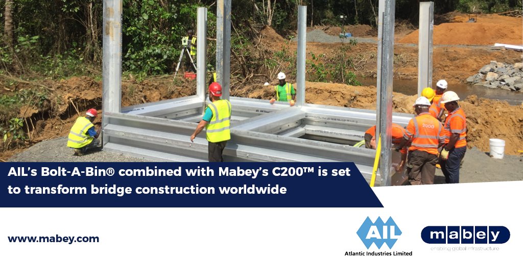 MabeyBridge's tweet photo. At this year’s #Bridges2018, we will be introducing an all-modular all-steel solution that is set to transform bridge construction worldwide. 

Discover more by visiting us at Stand C15! https://t.co/JlIYfRfx4B 
#Mabey #MoreToMabey https://t.co/KqYm2ddLzt