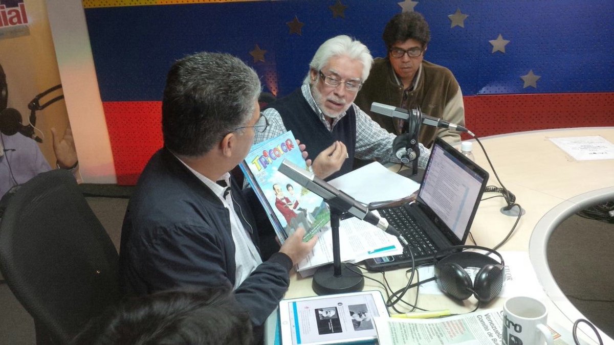 IpasmeOficial's tweet photo. #EnVivo 📻| Prof. Hugo Colmenares, coordinador editorial de la Revista Tricolor desde @Enc_Popular prog. No75 con Min. @JauaMiranda : "Es la oportunidad para hacer una propuesta bonita y declararla Patrimonio Cultural de Venezuela" #EncuentroPopular https://t.co/ggxljAOWFe