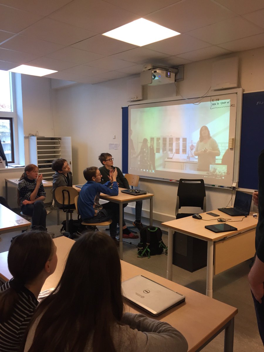DarkOrion82's tweet photo. Skyping with our Norwegian partner school and sharing information 👨🏼💻 #DLABprojectday3 https://t.co/v5lXEUVJpU