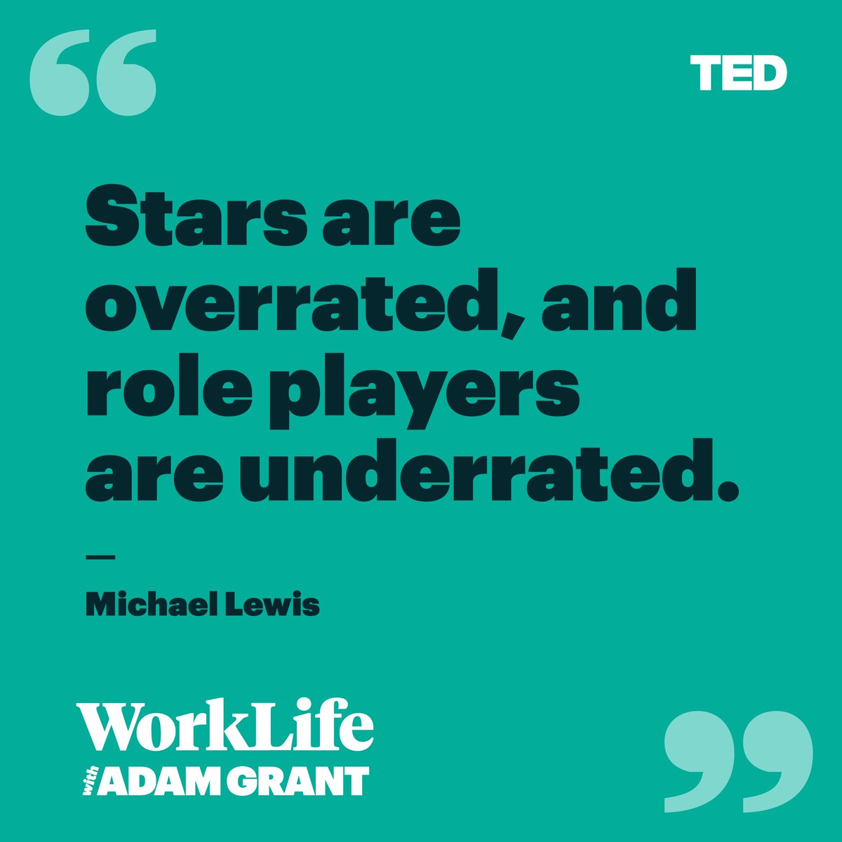 AdamMGrant's tweet photo. Teams with 60% stars outperform those with 80% or more stars.
That's the evidence from Wall Street analysts, World Cup soccer qualifying matches, and NBA basketball.
#WorkLife: https://t.co/8iZVRt5Tng https://t.co/83pWCWDirp