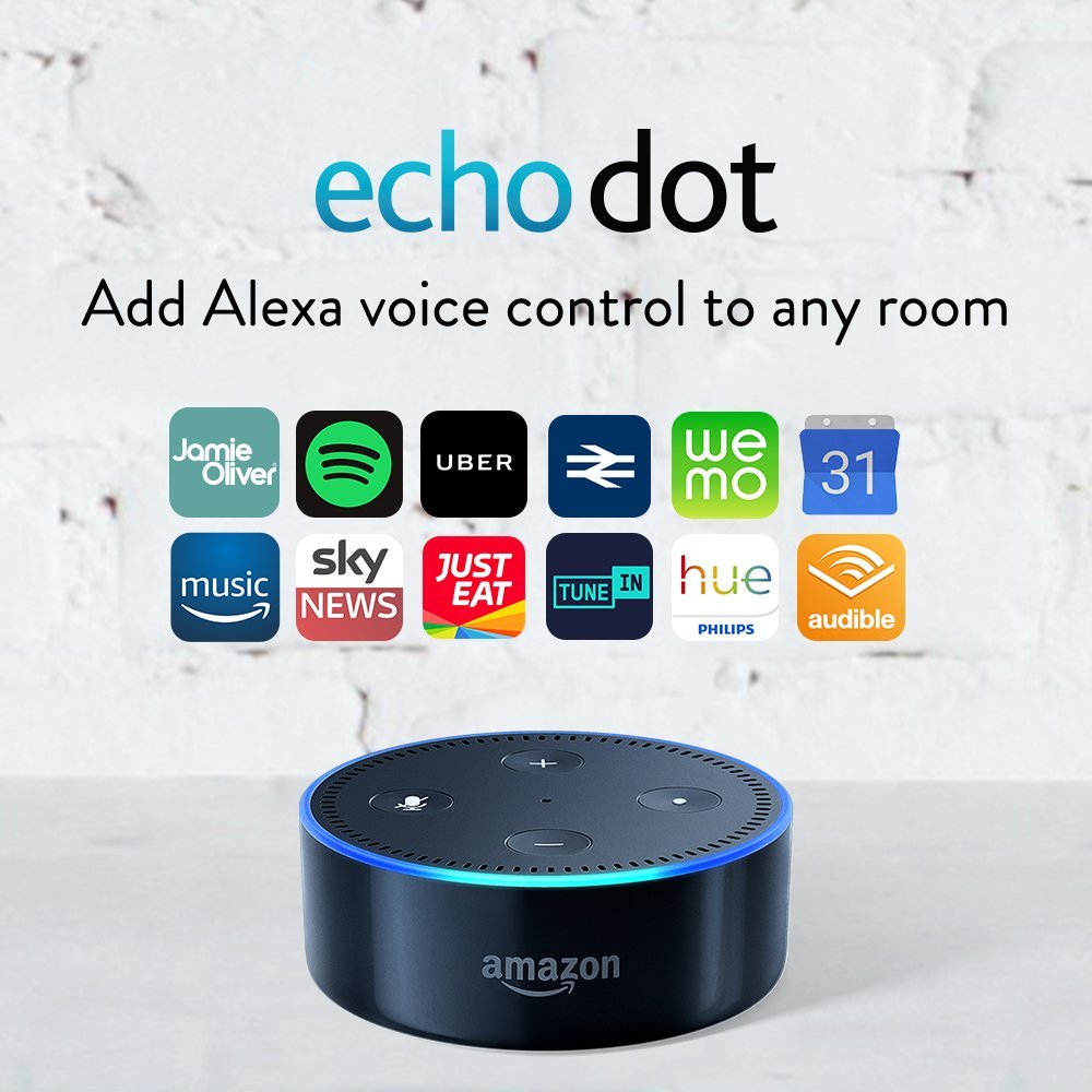 #Amazon #Echo Dot is a #hands-free, voice-controlled device that uses #Alexa to play #music, control #smart #home devices amzn.to/2paTERa.