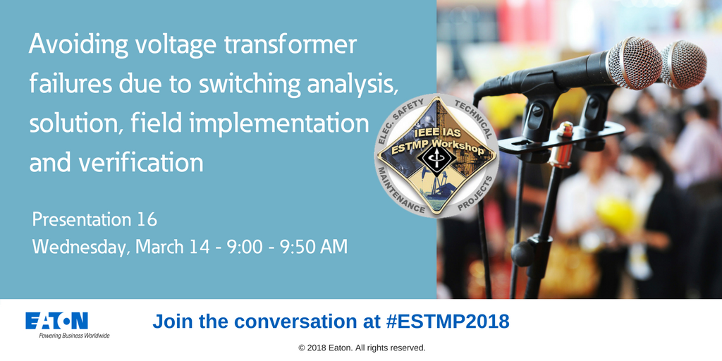 ETN_Electrical's tweet photo. It's the final day of #ESTMP2018. Join us in the ballroom this morning for our final presentation. https://t.co/R8MC6rZoYm