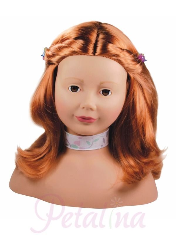 We have 2 #Gotz styling heads left, one brunette and one redhead, at only £39.99 #reduced from £64.99. They are larger than comparable brands and the hair is securely rooted to avoid hair loss during brushing. They come with lots of accessories too buff.ly/2FynVEz #doll