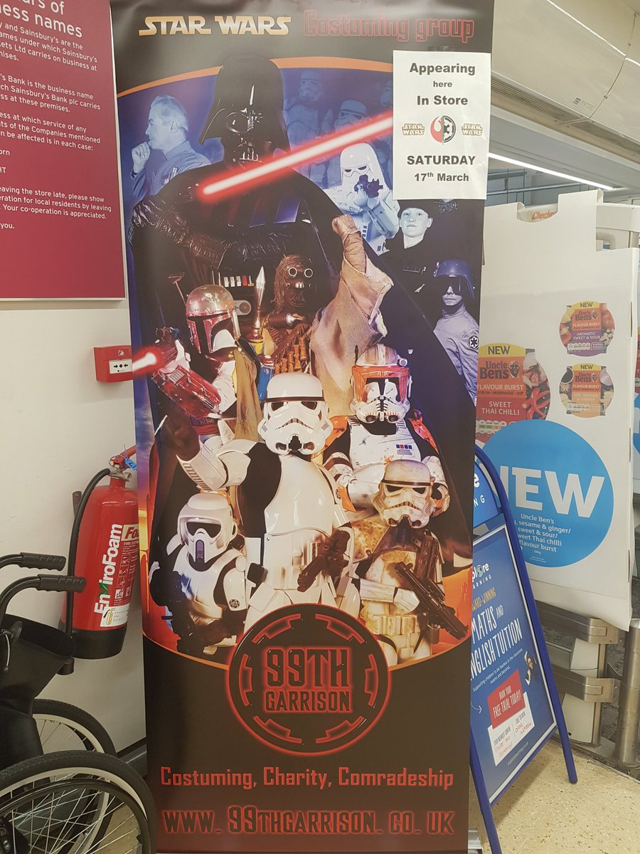 We are so excited to have Star Wars costume group- 99th Garrison, in store on Saturday! #maytheforcebewithyou