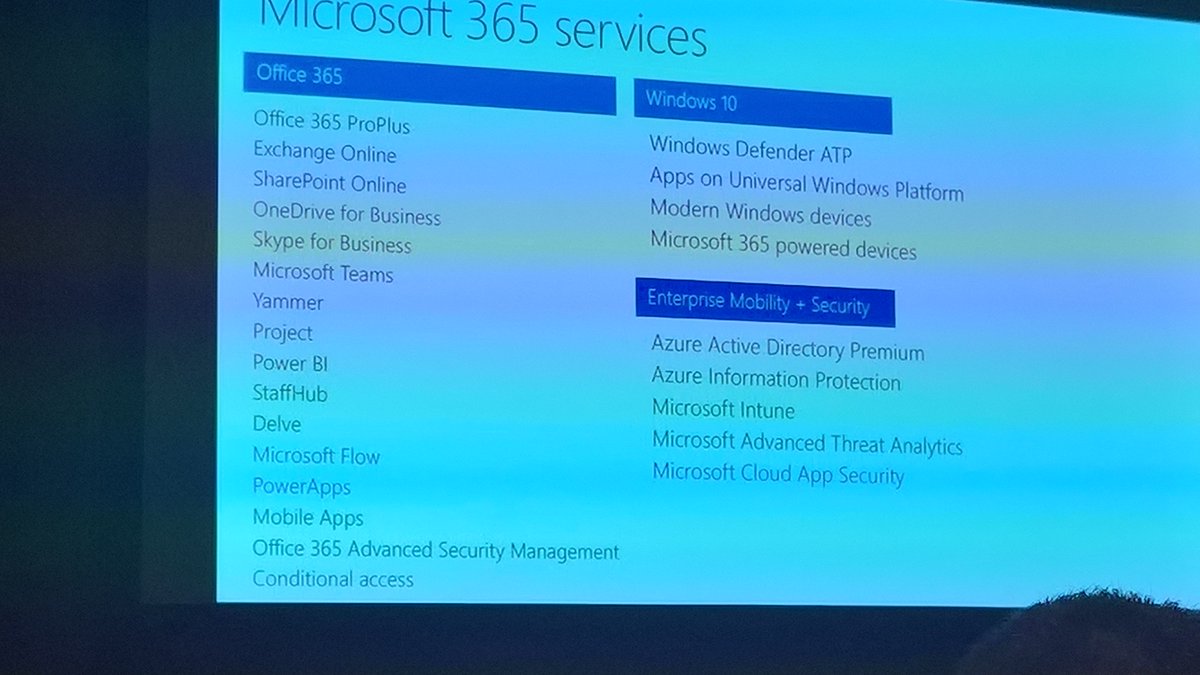 AkatorConseil's tweet photo. Ms365 components explained #MSTechSummitParis https://t.co/WZiqfxhAL8