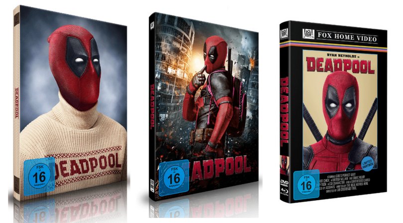 CollectorsJunk's tweet photo. [Vorbestellen] Deadpool - 2x Mediabook Edition und 1x Hartbox Edition https://t.co/fKEfoaWm6C #mediabook #bluray #hartbox https://t.co/ShvS4vjzNg