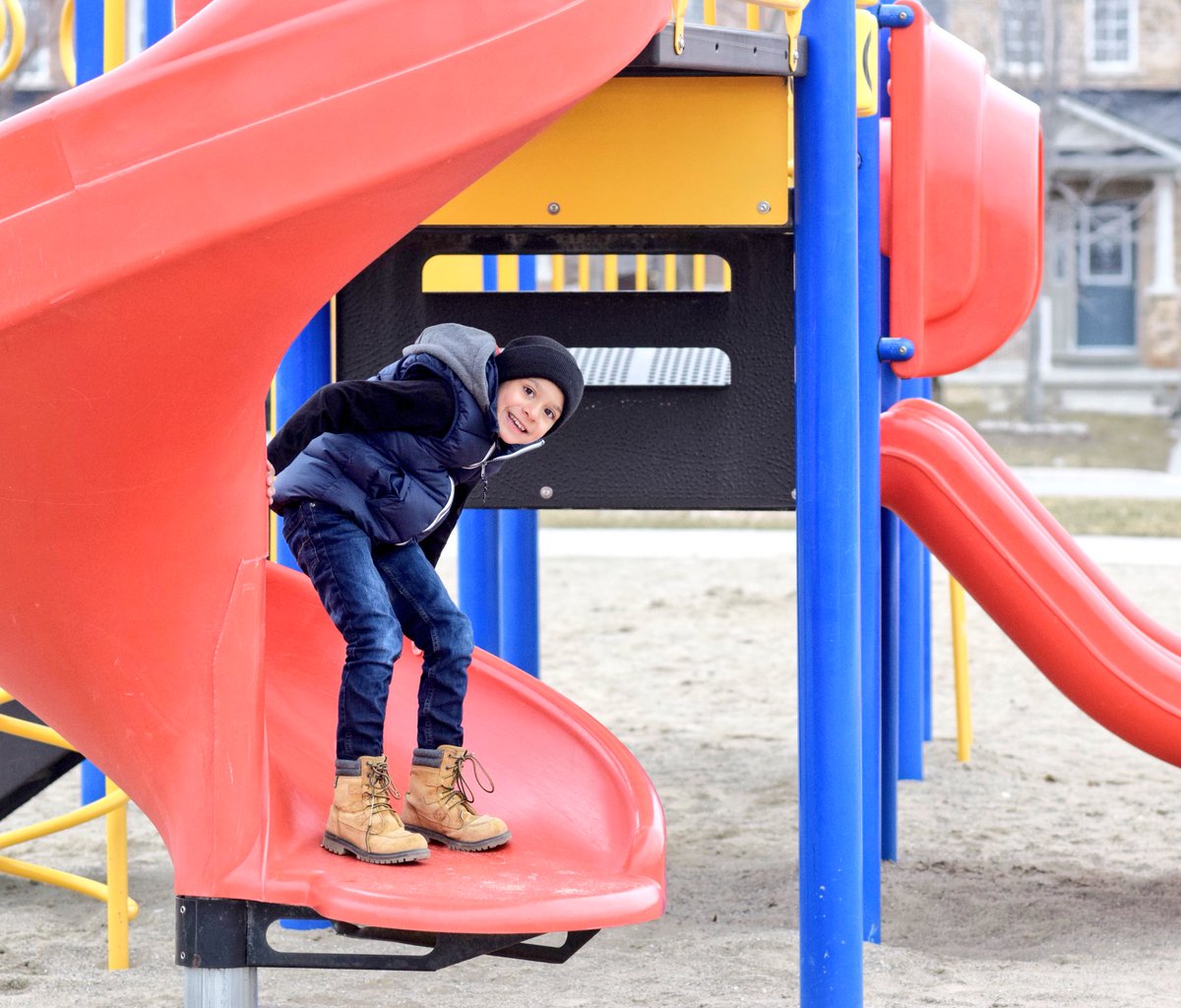 March Break = Outdoors YAY! Spending time with the little ones in March means we'll be stepping outside. Don't you just love my little guy's stylish <a href="/Kamik/">Kamik</a> TakodaLo boots? Warm and waterproof, they're perfect for jumping in slushy puddles! #KamikStepOutside #PlayMore #ad
