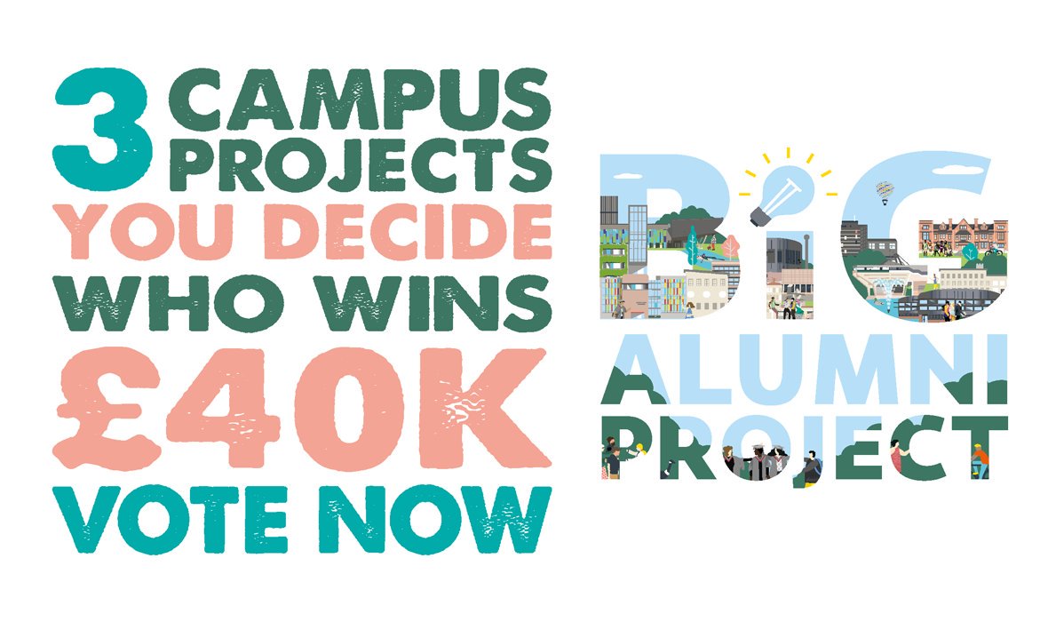 yorkunisu's tweet photo. Voting has opened for the @YorkAlumni #BigAlumniProject, 3 campus projects, £40K and you decide the winner!
Our very own @York_PhotoSoc 📸 and @URY1350 📻 are in the running!
https://t.co/NEII7HXaXU https://t.co/pwAsTXoJU8