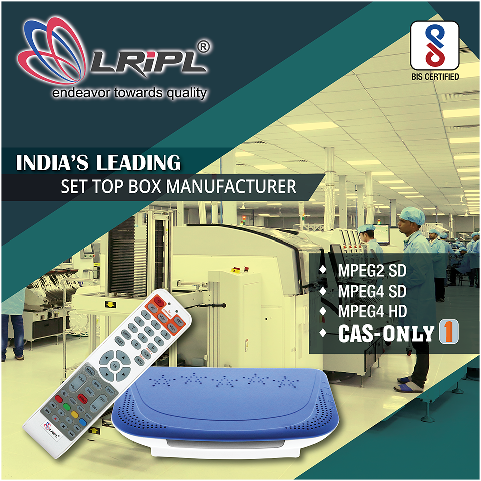 LRIPL's tweet photo. #LRIPL is one of the leading manufacturers of #Set #Top #Boxes in India which assures you best of Quality, Competitive Prices and On time delivery. #DVB_C #DVB_S #MPEG4 #MPEG2 #RemoteControls https://t.co/CSdSh9vRTP