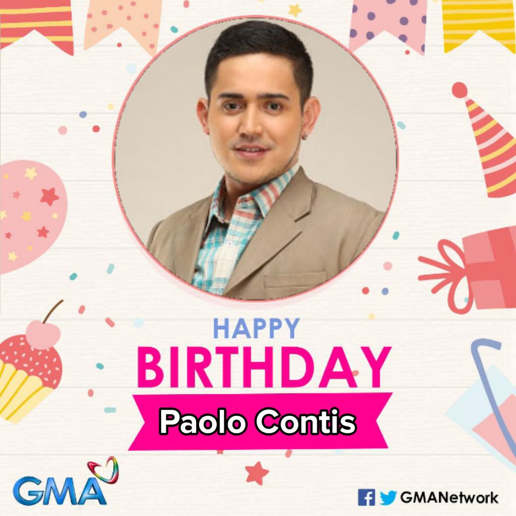 Mga Kapuso, join us in wishing PAOLO CONTIS a HAPPY 34th BIRTHDAY! 