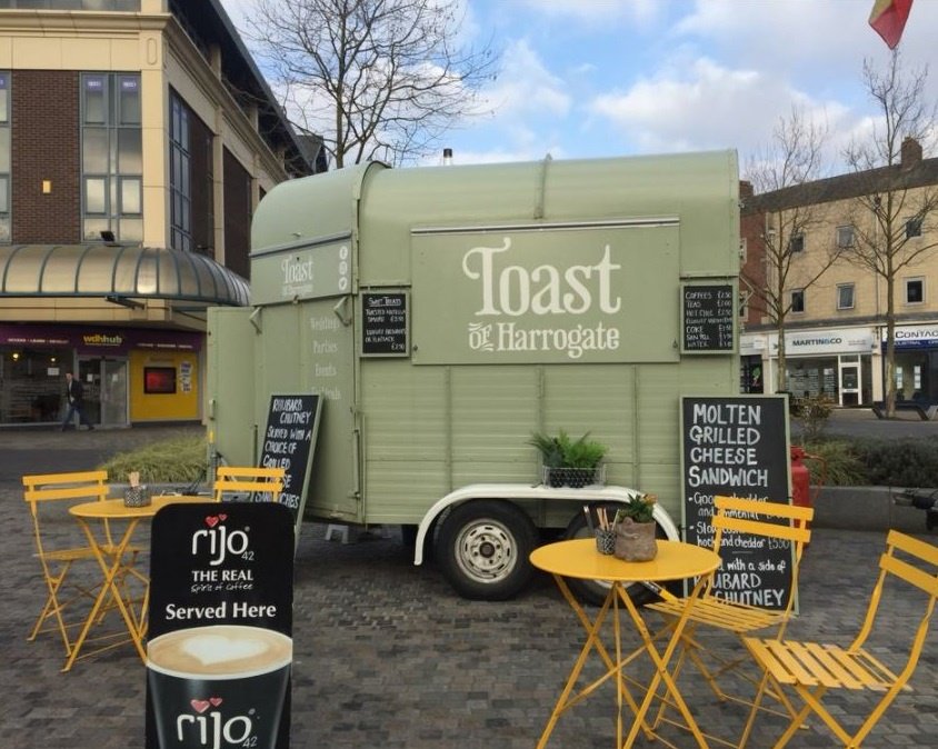 Don’t forget we have <a href="/mexicanpilgrim/">The Mexican Pilgrim</a> and <a href="/toast_harrogate/">Toast of Harrogate</a> popping up in Tower Square tomorrow. Mix up your #lunch!