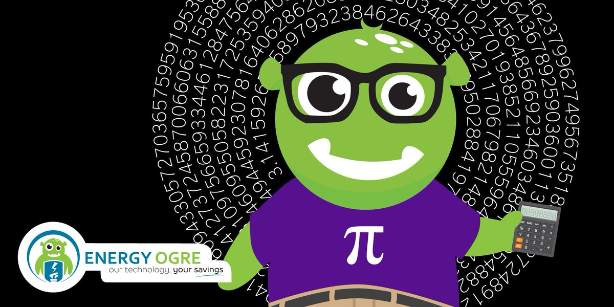 EnergyOgre's tweet image. We are math nerds and proud of it! That’s how we help you save so much money on your electricity bills. Happy Pi day! #piday #piday2017