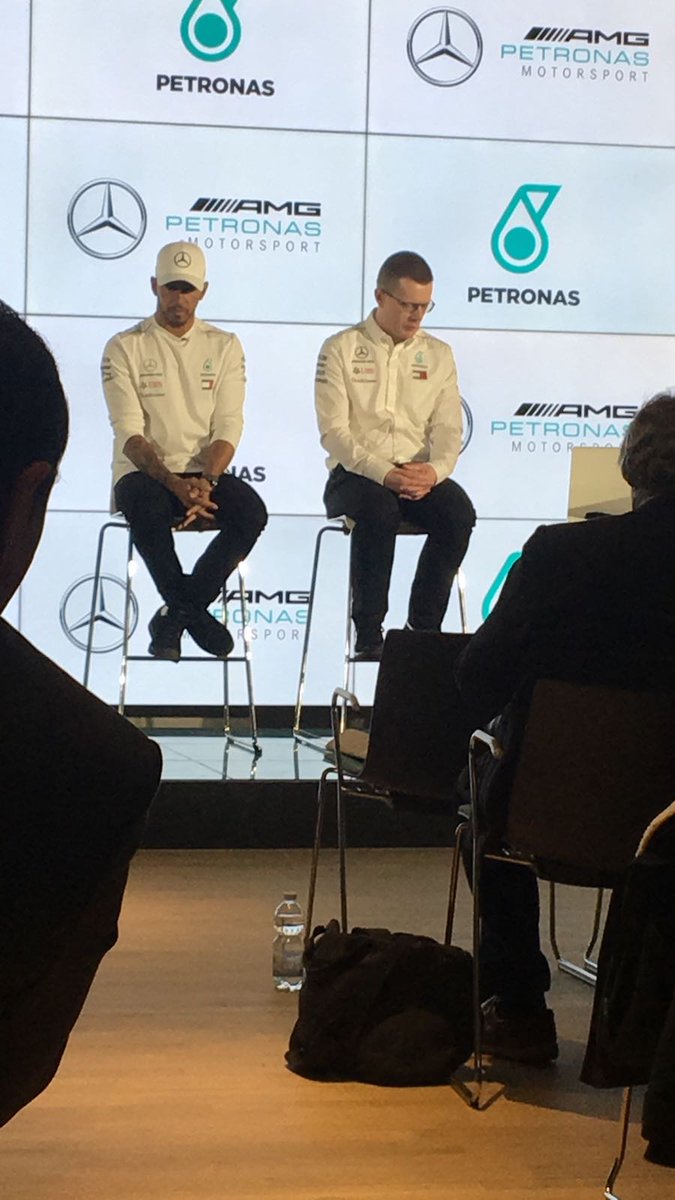 sarah44lewis's tweet image. @LewisHamilton and @MercedesAMGF1 at the press conference 🎤

@PET_Motorsports #fluidtechnology