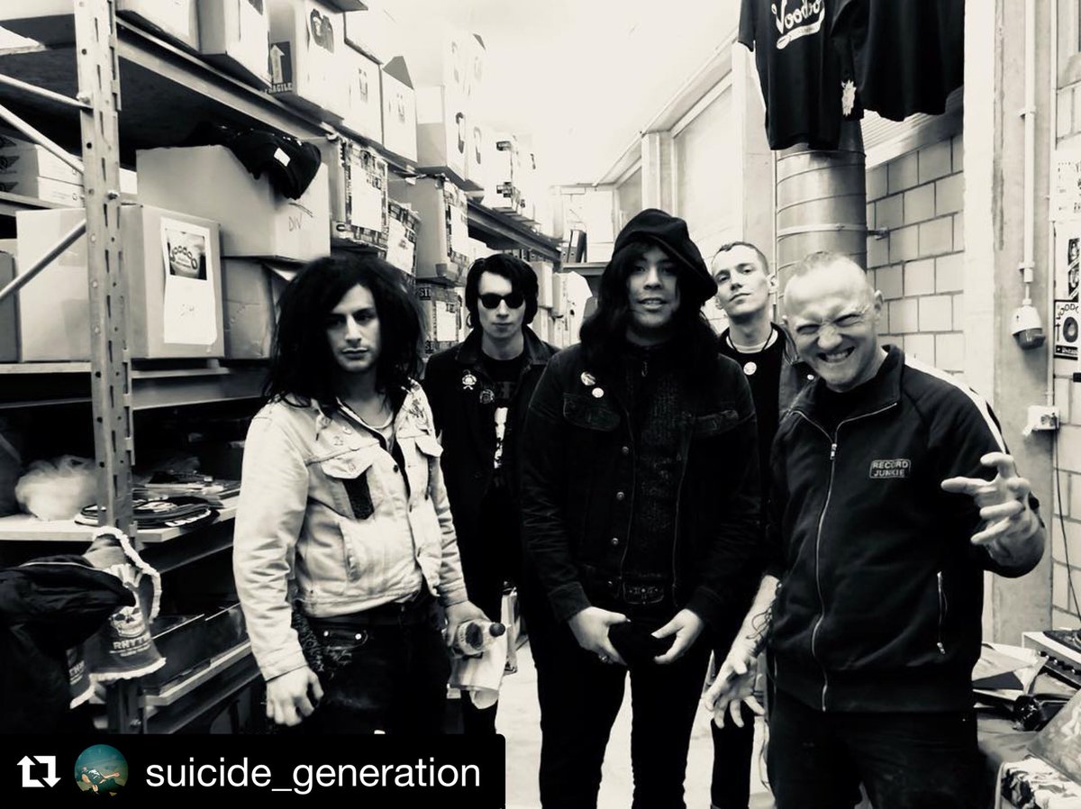 CHEERS @REVERENDBEATMAN ! NOW ITS TIME TO DRIVE TO LUZERN! 
LET’S PARTY HARD TONIGHT SEDEL!!!!
#suicidegeneration #sedel #voodoorhythmrecords