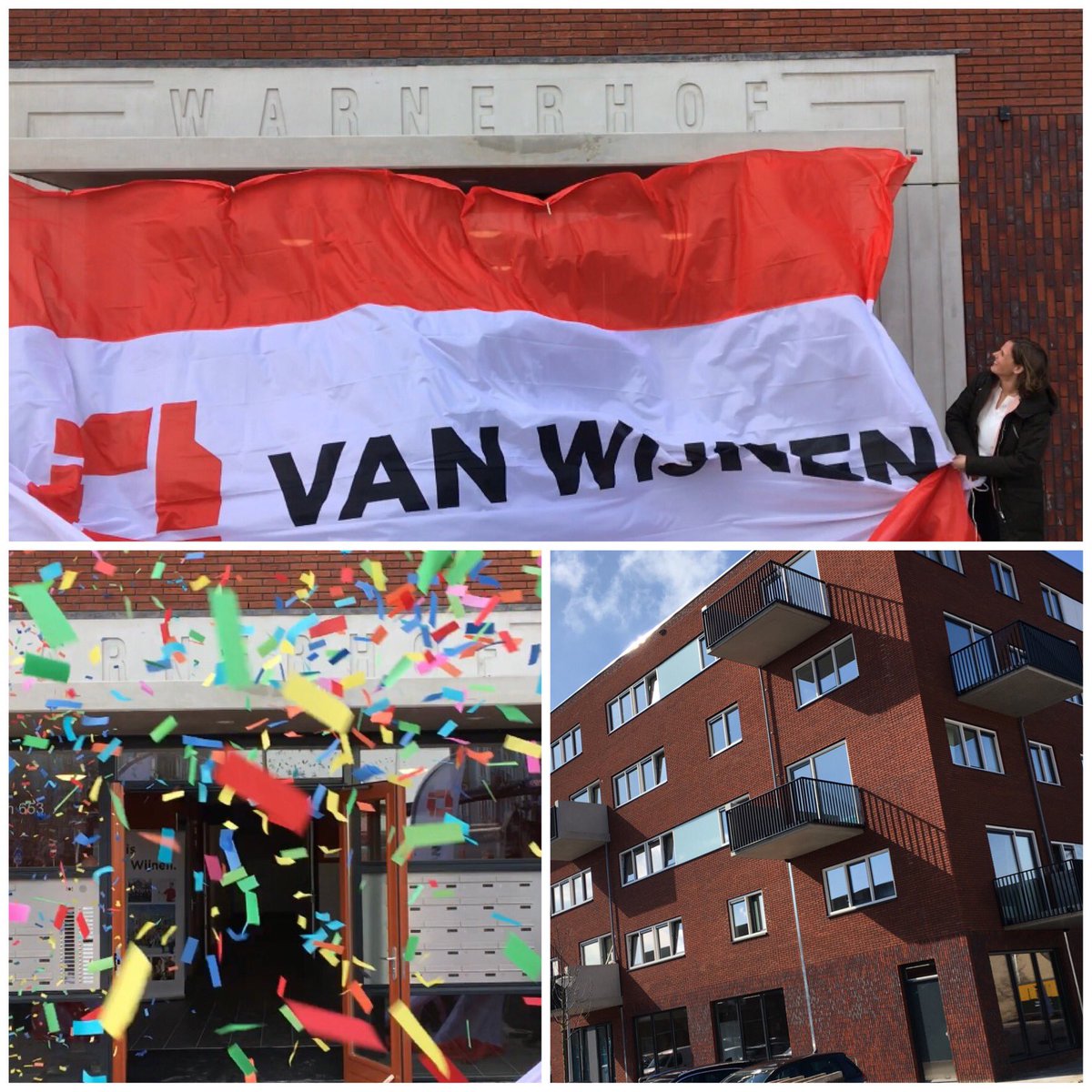 Opleveren moet een feest zijn! Onthulling gebouwnaam, sluitstuk van plan Getijenveld <a href="/amsterdam/">Amsterdam</a> <a href="/VanWijnenGroep/">Van Wijnen</a>  <a href="/Stadgenoot/">Stadgenoot</a>