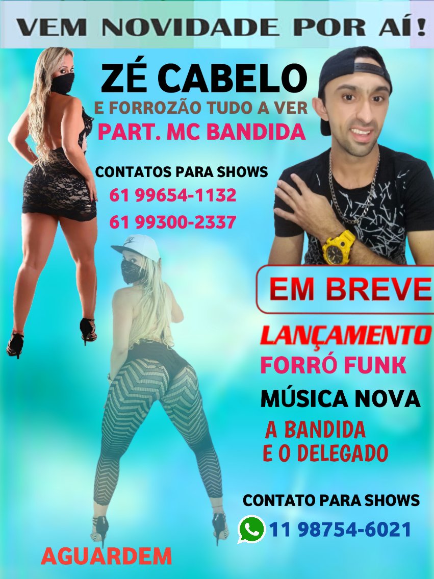 rdb_mix's tweet photo. Faça sua divulgação comigo 11967932141 #ZéCabelo #McBandida #ForroFunk https://t.co/5TeSrAJE8g