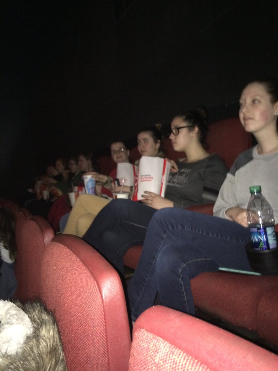 readingeagles's tweet photo. So fun watching Wrinkle in Time with the Pages to Popcorn Book Club last night! 
😀📚→🍿 https://t.co/oQIjof7fuW
