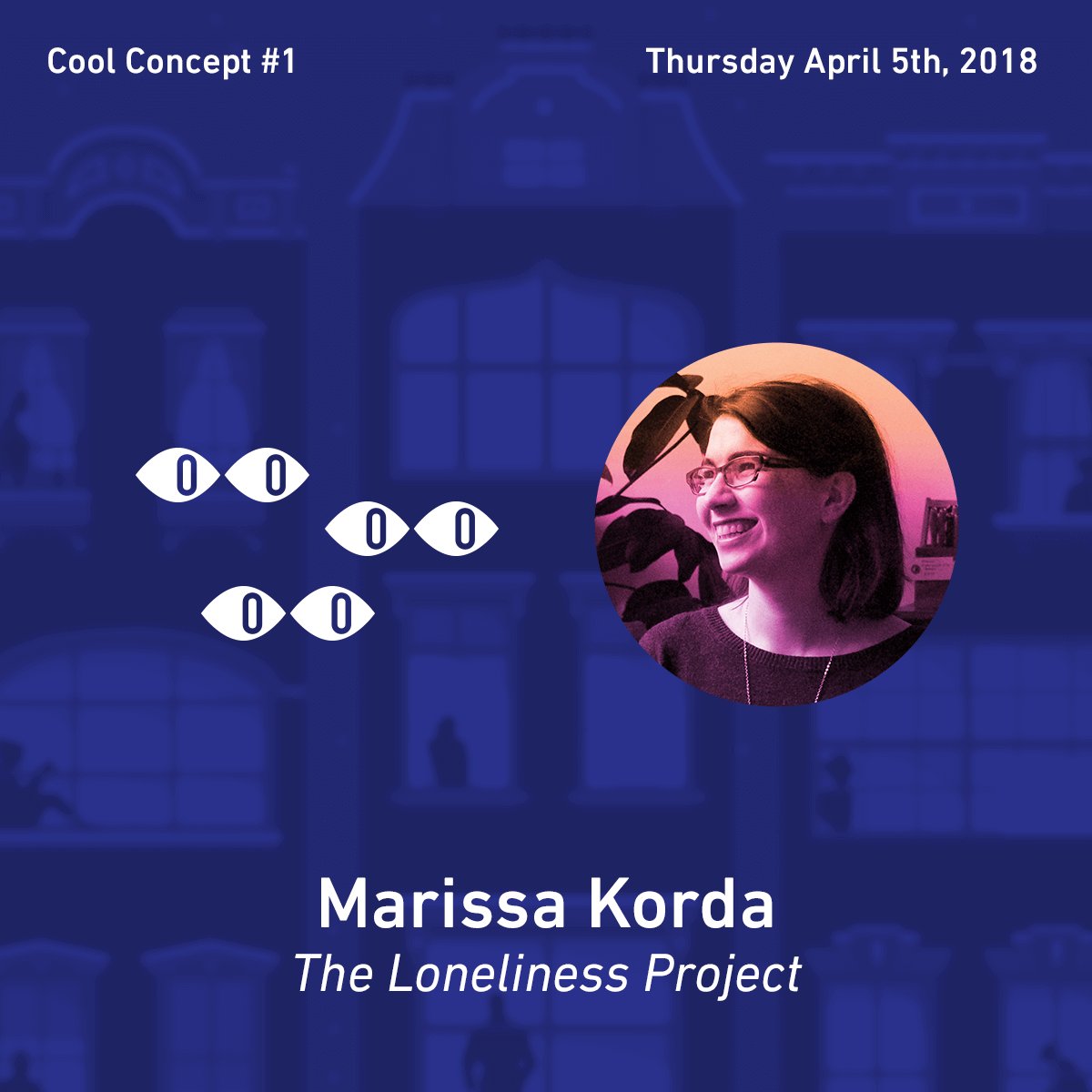Toronto_DD's tweet photo. Come out with us on Thursday April 5 for the first #CoolConcept talk! Our second speaker is @marissakorda, who will being sharing with us her passion project, the thoughtful #TheLonelinessProject. Get your ticket now: https://t.co/RKiW5Grmcv https://t.co/exgklZAkww