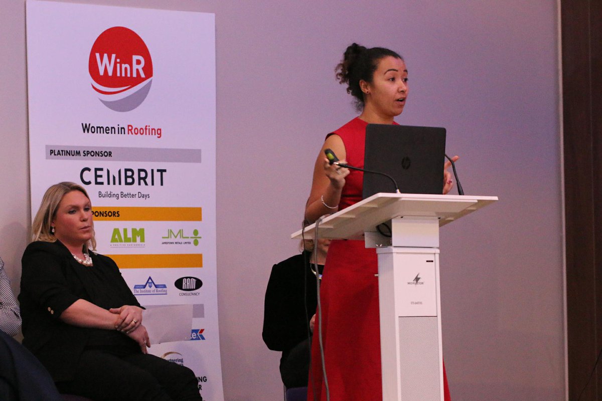 WinR_UK's tweet photo. Thank you to @KingspanIns_UK for sponsoring the @WinR_UK #reflectionsonroofing conference. Helen talks about Kingspan's groundbreaking Net-Zero Energy Initiative https://t.co/kIKeZwnpJz