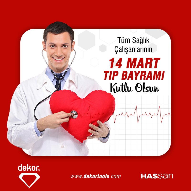 dekortools's tweet photo. Büyük bir özveri ile insan sağlığına hizmet eden tüm sağlık çalışanlarının #14MartTıpBayramı’nı kutlarız

#dekor #dekortools #tıpbayramı #14mart #doktor #sağlık https://t.co/BHOg3TwWp4