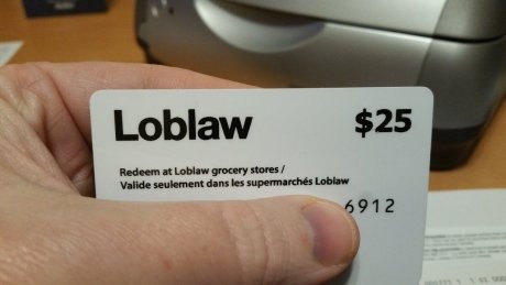 CBCBusiness's tweet photo. Privacy commissioner asks Loblaws why it's demanding customers send ID for $25 gift card https://t.co/rDnqaNe5di https://t.co/caCj1xFkTl