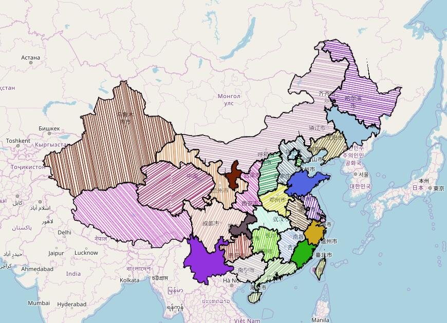 This is what happens when somebody combines <a href="/LeafletJS/">Leaflet</a> with <a href="/preetster/">Preet Shihn</a> 's RoughJS. Gotta love it. github.com/zhuang-hao-min…