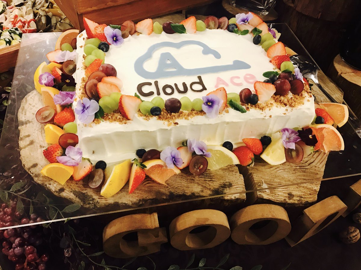 Cloudace クラウドエース V Twitter ケータリングをお願いさせていただいたgoodyさんのご好意でクラウドエースのロゴ入りケーキも登場 インスタ映えしそうなオシャレなお料理をたくさんご提供していただきました 美味しかったー T Co Szksa8u6ri