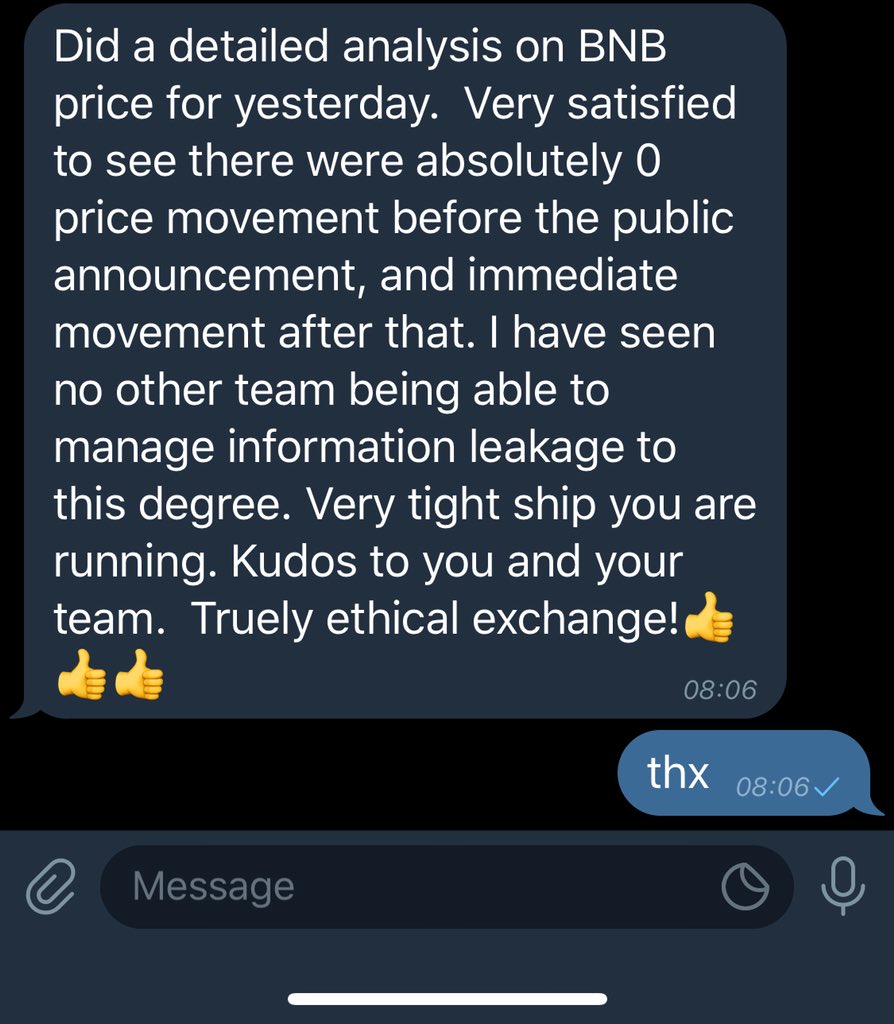 cz_binance's tweet photo. Smart people notice everything. https://t.co/R6zCcVSyvf