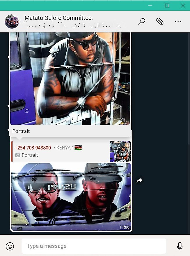 KariukiChege_'s tweet photo. Some of 254 finest MCs. Matatu airbrush. For the culture. @MatatuGalore @OCTOPIZZO @RabbitTheKing @KHALIGRAPH @matwanaculture
#REDNUMBERPLATE #SINA #THEKHALICARTEL
Nani ndo King??
#GoodMorningKenya #HBDQwetuRadio #ktnlifeandstyle #StephenHawking https://t.co/rTD7GHbYUg
