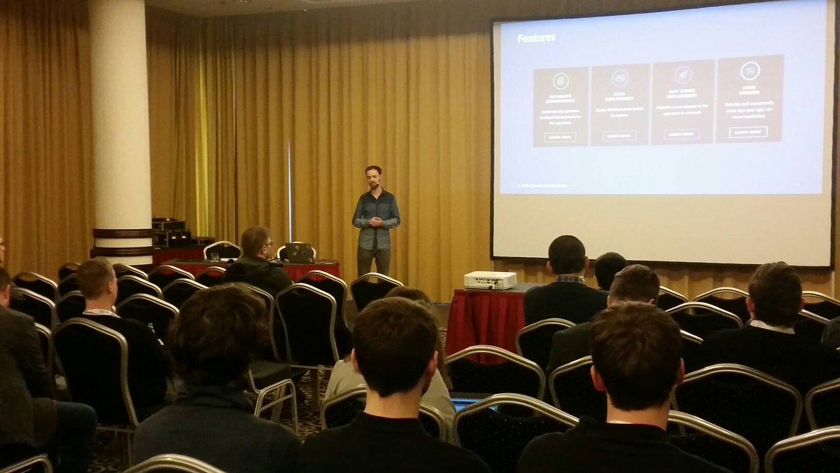 MobileTechCon's tweet image. Michael Ruhl erklärt &quot;faslane für #Android&quot;. #MobileTechCon