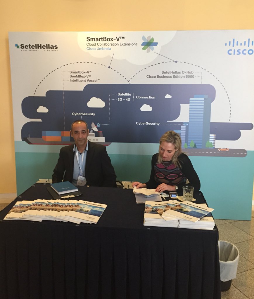 Good morning from TheSeaNation Conference: "The Global Impact of Shipping"!
#SetelHellas #Cisco #maritime #digitaltransformation #innovation