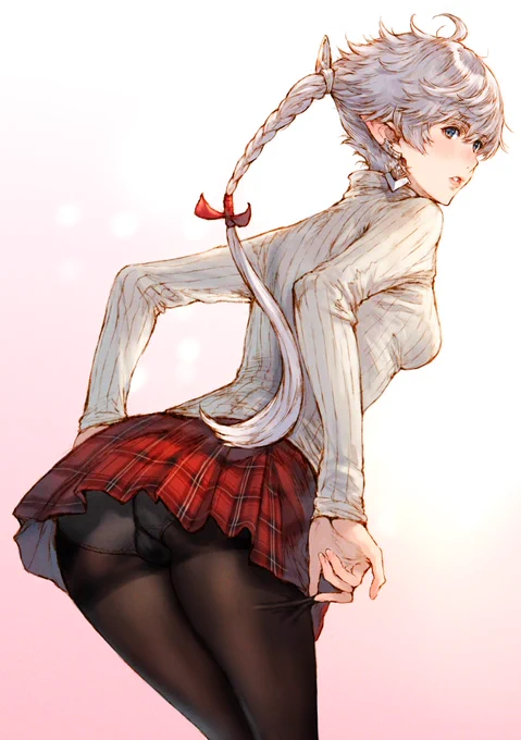 アリゼーちゃんの縦セタ+黒スト 