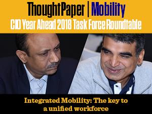 CIOin's tweet photo. Integrated #mobility is the key to a unified workforce, say India's top IT leaders. Download your copy of the CIO thought paper on mobility #agenda2018. https://t.co/T7me1pqfYv https://t.co/EWEEMtuYiI