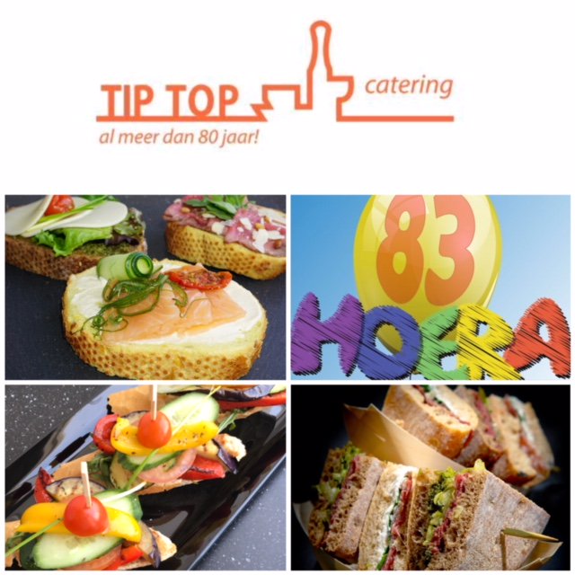 Tip Top Catering viert vandaag zijn 83 jarig bestaan..!!!