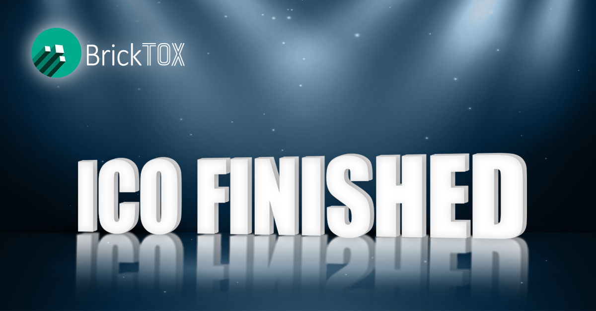 BrickTox's tweet photo. Bricktox Token sale has been finished! https://t.co/czktcAI4Zi