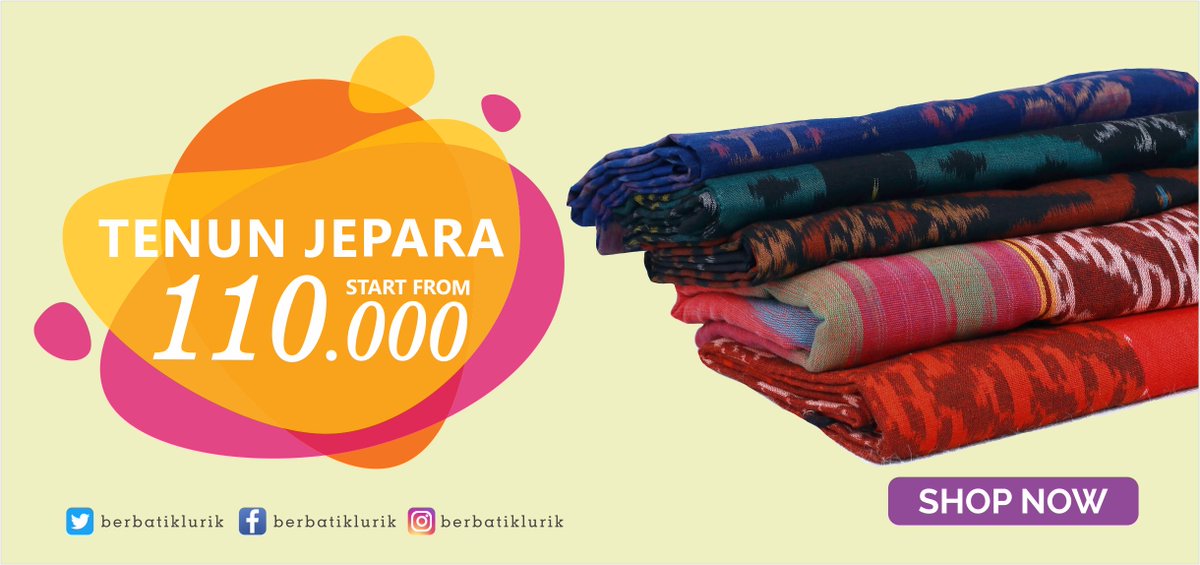 berbatiklurik's tweet photo. Spesial tenun Jepara Koleksi berbatiklurik
Visit our website https://t.co/tvA1vm5qrO
dapatkan banyak diskon promo menarik lainnya.
#tenun #batik #berbatiklurik #dressbatik #batikpekalongan #batiklasem #batiksemarang #batiksolo #batiksragen https://t.co/gL06NWUMEE