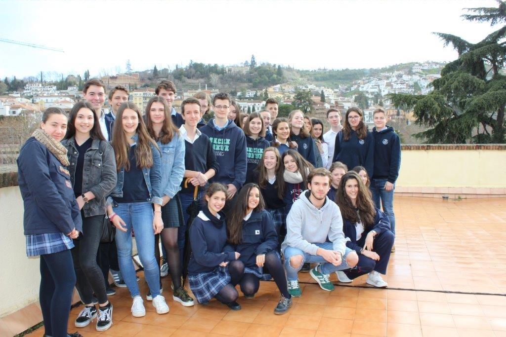 gymscwien's tweet photo. Greetings from our junior's language trip to Spain! For more pictures & updates visit our FB-page @ https://t.co/68gOKxj0Cb … @gymscwien @CSC_Granada #languagetrip #wearesacredheart https://t.co/6MvlVQ08Mx