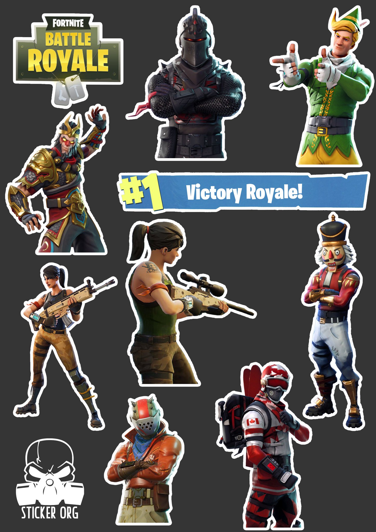 Sticker Org on Twitter "Love Fortnite? Level up with these awesome
