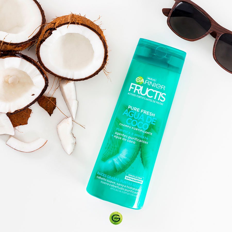 Garnier_es's tweet photo. Si tienes las raíces grasas pero necesitas hidratar tus puntas, prueba la gama Agua de Coco de #NewFructis. Presume de #PelazoFructis limpio y suave 🥥 ! https://t.co/V8q6fzQwhj
